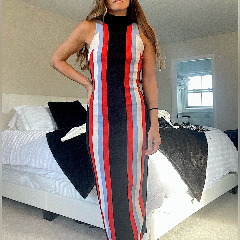 Bar III Women’s Striped Sweater Dress
